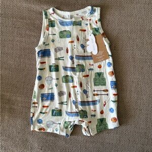 Angel Dear Multicolor Adventure Print One Piece